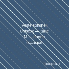 Veste softshell Unisexe — taille M — bonne occasion